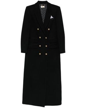 Elisabetta Franchi Coats - Black