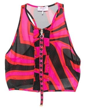 PUCCI Sleeveless Tops - Red