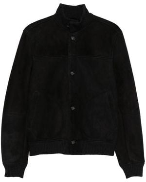 Eraldo Suede Jacket - Black