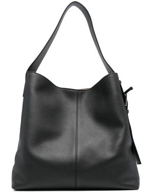 McQueen T-Bar Sling Tote Bag - Black