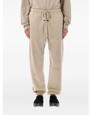 Fear Of God Drawstring Fleece Track Trousers - Natural