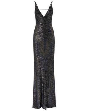 Missoni Sequin-Embellished V-Neck Maxi Dress - Black