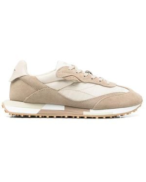 GHŌUD Suede-Panelled Sneakers - Natural