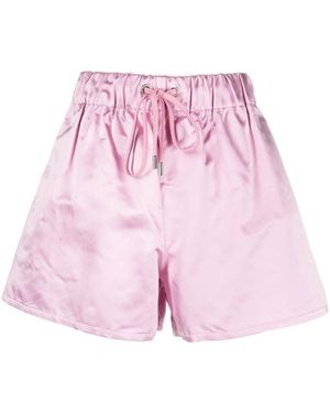 Sa Su Phi Silk A-Line Shorts - Pink