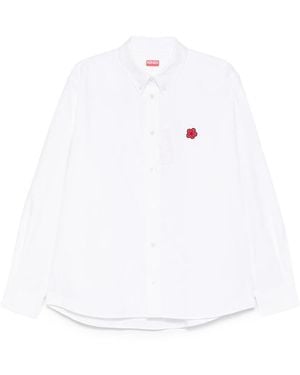 KENZO Boke Flower Cotton Shirt - White