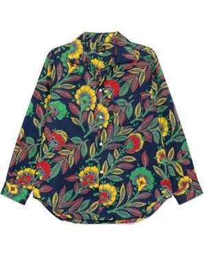 Needles Floral-Print Shirt - Green