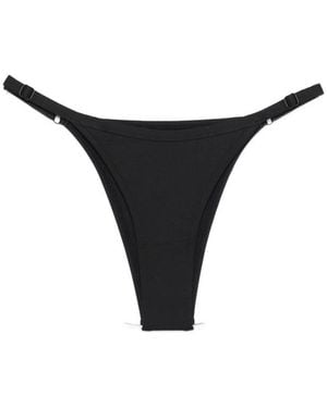 Bondi Born Presley Adjustable-Strap Bikini Bottoms - Black