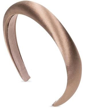 Jennifer Behr Tori Satin-Finish Headband - White