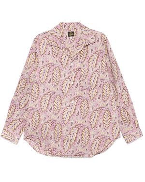 Needles Floral-Print Shirt - Pink