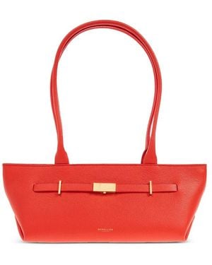 DeMellier London Small New York Leather Tote Bag - Red