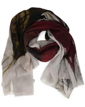 Faliero Sarti Protea Frayed-Edge Scarf - Multicolour
