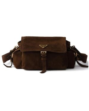 Prada Medium Explore Tote Bag - Brown