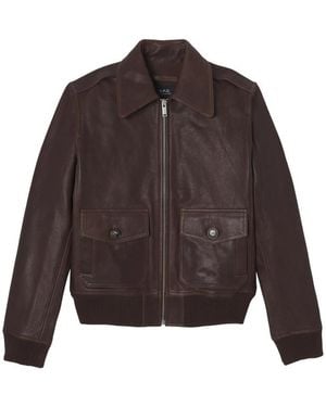 A.P.C. Jackets - Brown