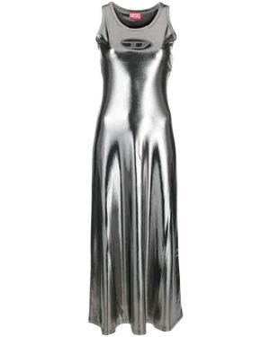 DIESEL D-Lyny Midi Dress - Metallic