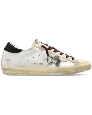 Golden Goose Super-Star Animal-Print Trainers - Natural