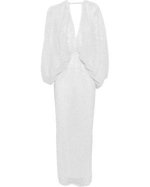 LIDEE Woman Paradiso Sequin-Embellished Dress - White