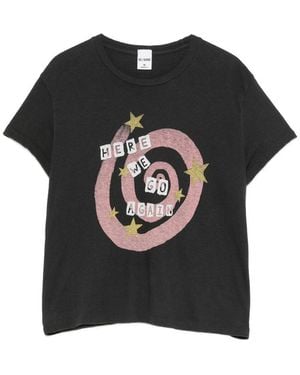 RE/DONE Graphic-Print T-Shirt - Black