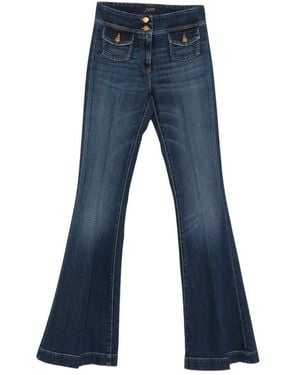 The Seafarer Emi Flared Jeans - Blue