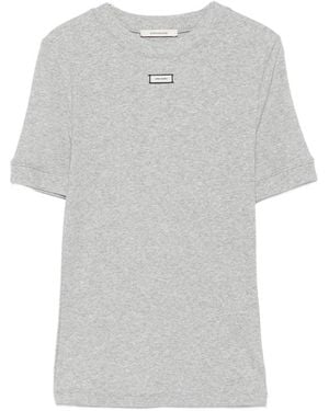Entire studios Logo-Patch T-Shirt - Gray