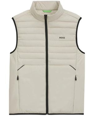 BOSS Quilted Gilet - Gray