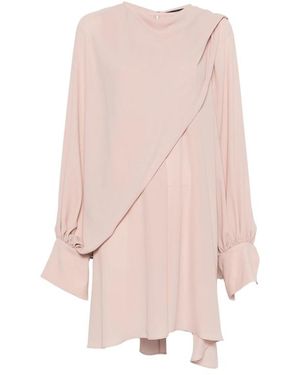 Gianluca Capannolo Amina Draped Mini Dress - Pink