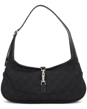 Gucci Small Jackie Jacquard Tote Bag - Black