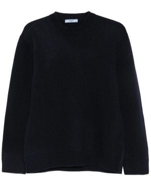 Prada Elbow-Patch Jumper - Black