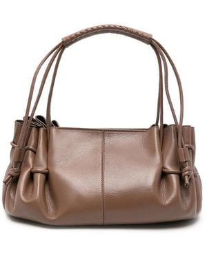 Hereu Arta Braided-Handle Tote Bag - Brown
