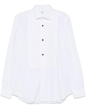 Mazzarelli Smocking Shirt - White