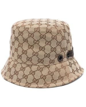 Gucci Fedora Hat Raphael Bob Original Gg - Natural