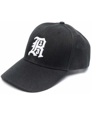 R13 Logo-Embroidered Baseball Cap - Black