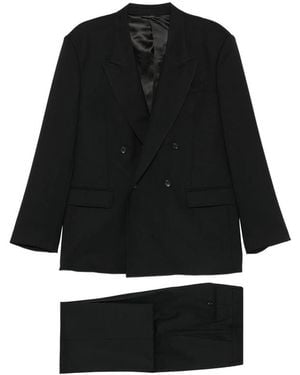 Reveres 1949 Double-Breasted Suit - Black