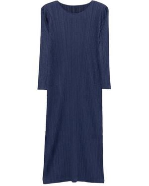Pleats Please Issey Miyake Dresses _Pl - Blue