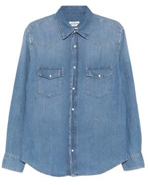 Jacob Cohen Shirt Cotton-Linen - Blue