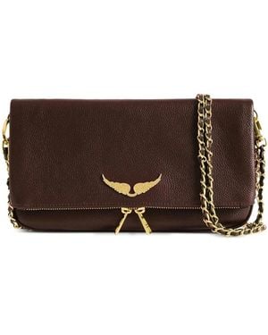 Zadig & Voltaire Rock Clutch Bag - Purple