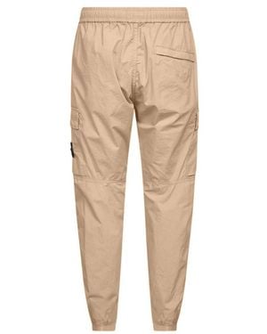 Stone Island Slim-Fit Trousers - Natural
