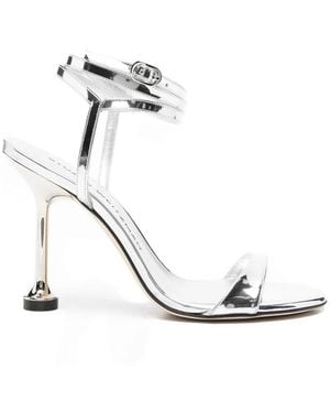 Stuart Weitzman Nudistini Wrap Sandals - White