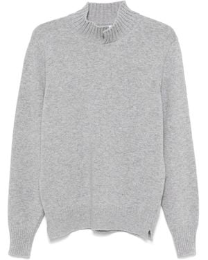 Doppiaa Roll-Neck Jumper - Grey