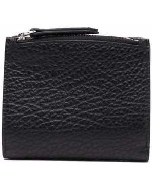 Maison Margiela Four Stitches Leather Wallet - Black