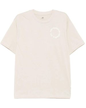 New Balance Circular-Logo T-Shirt - White