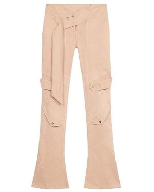Blumarine Belted Trousers - Natural