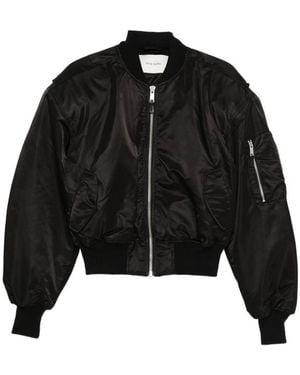 Entire studios Zip-Fastening Bomber Jacket - Black