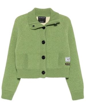 B.B. Wallace B. B. Wallace Hesse Button-Up Raglan-Sleeve Cardigan - Green