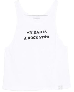 Stella McCartney Slogan-Print Vest Top - White