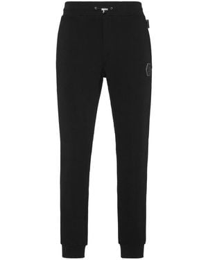 Philipp Plein Iconic Plein Track Trousers - Black