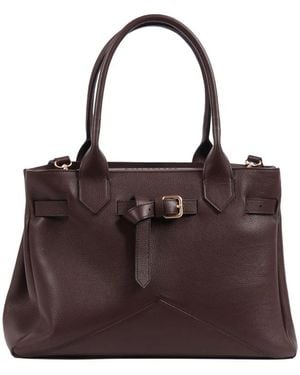 Ballantyne Kate Leather Tote Bag - Brown