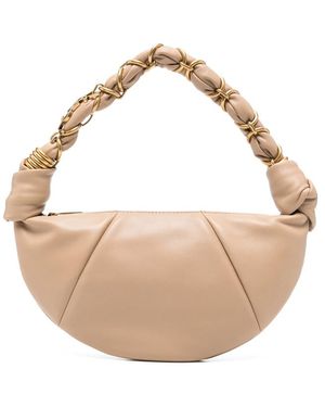 Saint Laurent Neutrals Tote Bags - Pink