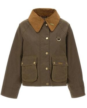 Barbour Modern Spey Waxed Jacket - Green