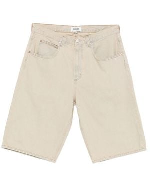 Agolde Fusion Denim Shorts - Natural