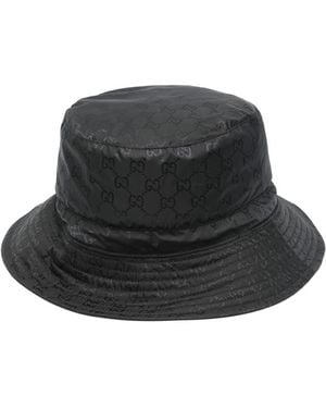 Gucci Monogram Bucket Hat - Black